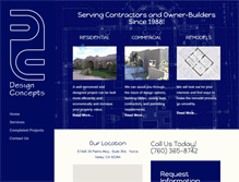 Tablet Screenshot of designconceptsonline.com
